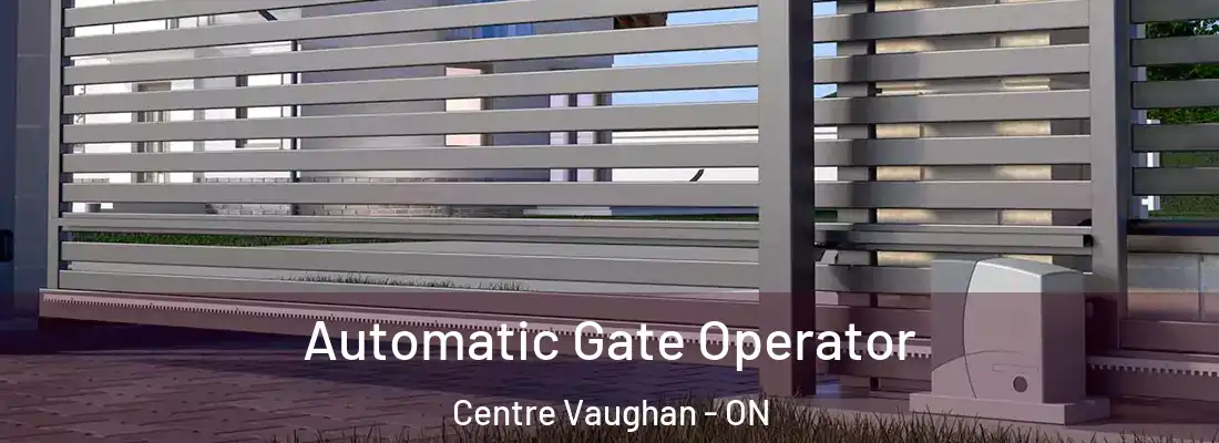  Automatic Gate Operator Centre Vaughan - ON