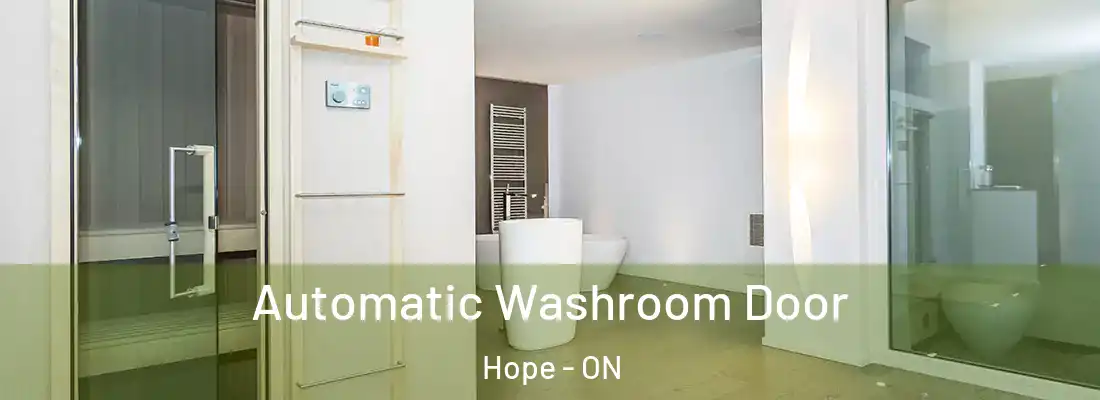  Automatic Washroom Door Hope - ON