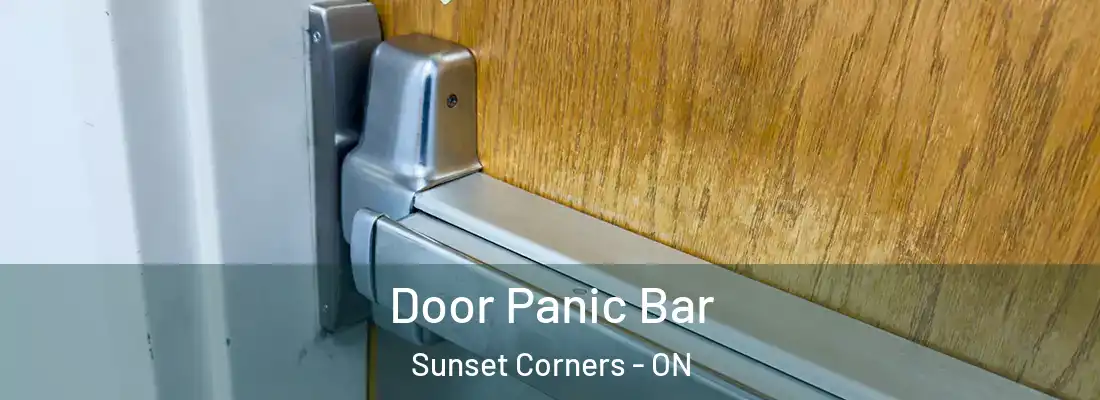  Door Panic Bar Sunset Corners - ON