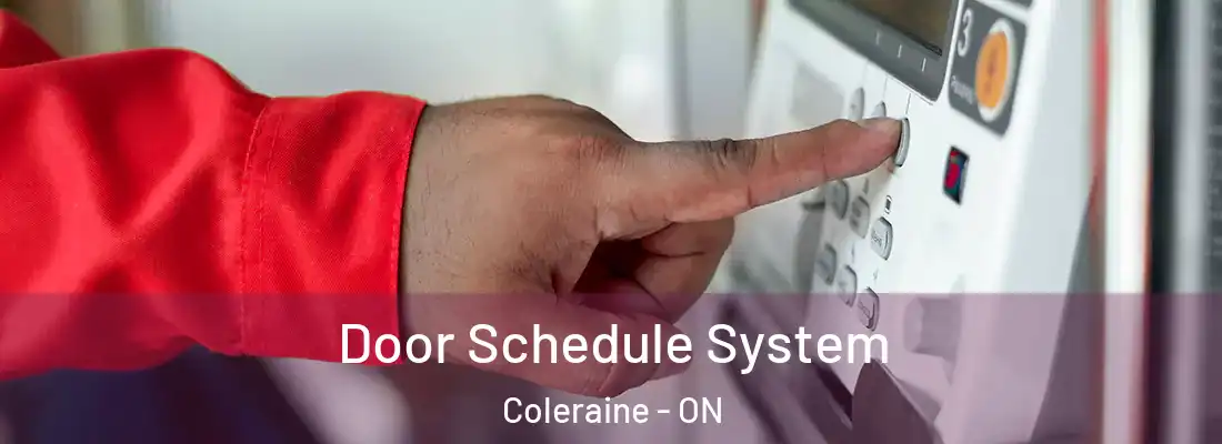  Door Schedule System Coleraine - ON