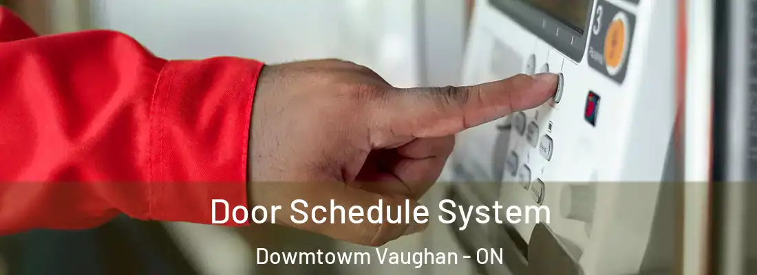  Door Schedule System Dowmtowm Vaughan - ON