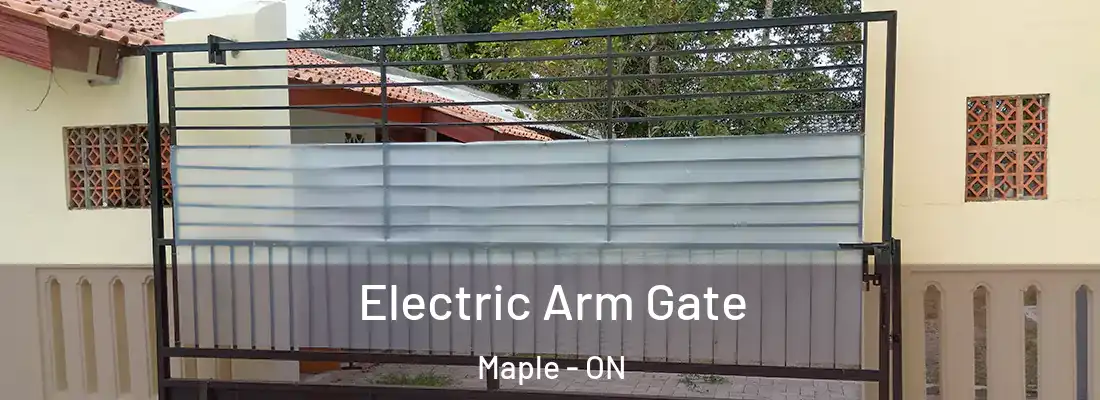  Electric Arm Gate Maple - ON