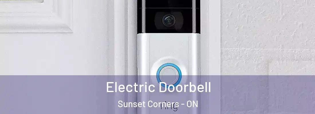  Electric Doorbell Sunset Corners - ON