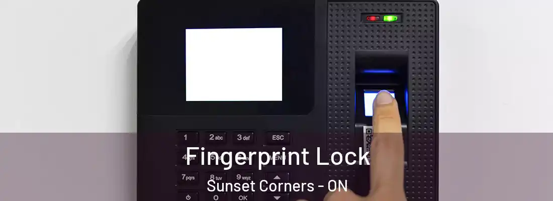  Fingerprint Lock Sunset Corners - ON