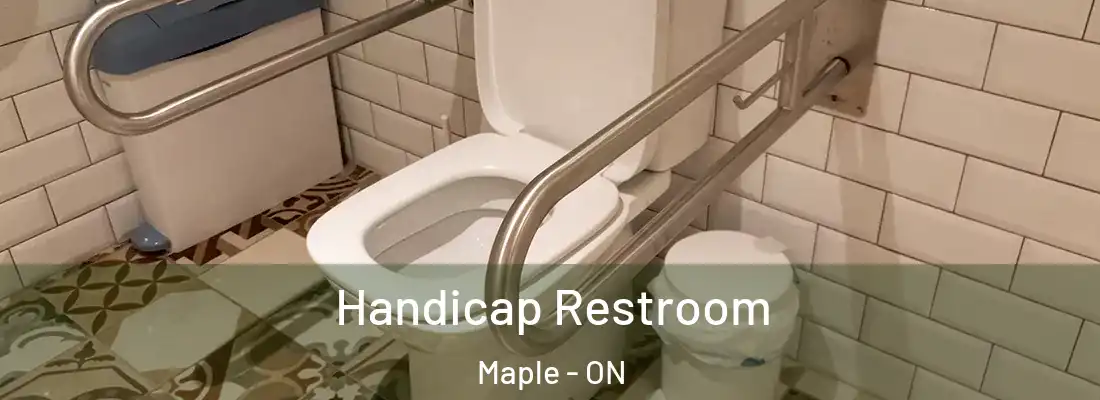  Handicap Restroom Maple - ON