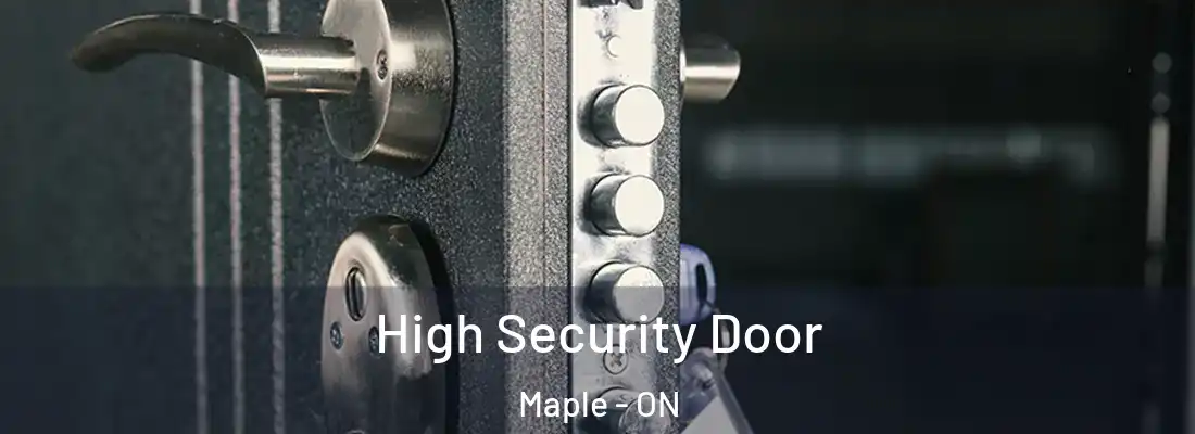  High Security Door Maple - ON