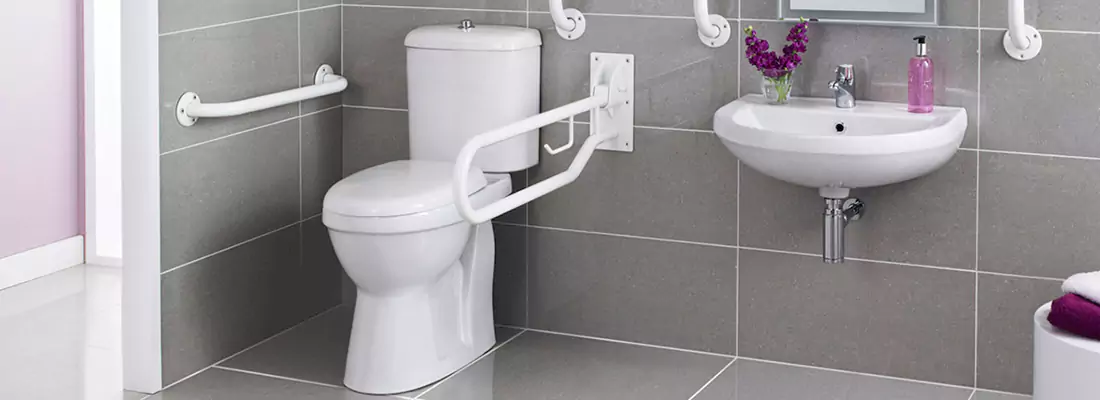 Modern Handicap Bathroom Solutions with Safety Features in Maple, ON
