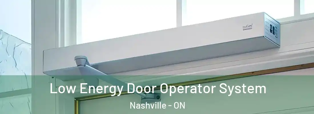  Low Energy Door Operator System Nashville - ON
