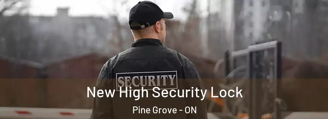  New High Security Lock Pine Grove - ON