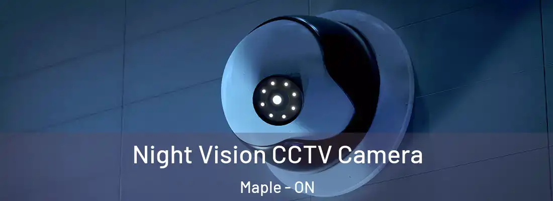  Night Vision CCTV Camera Maple - ON