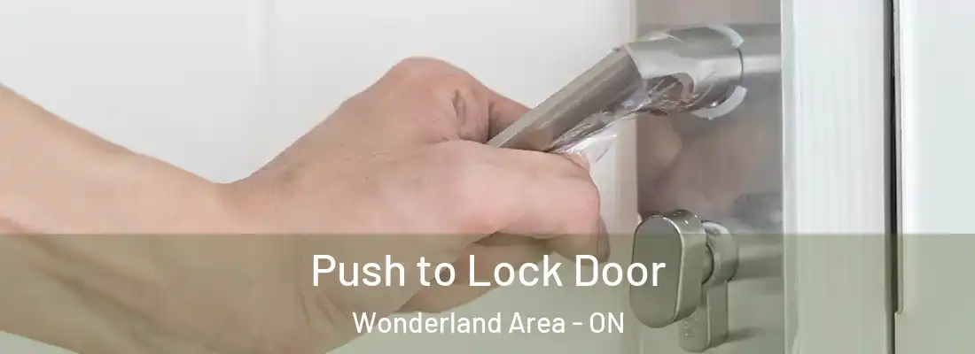  Push to Lock Door Wonderland Area - ON