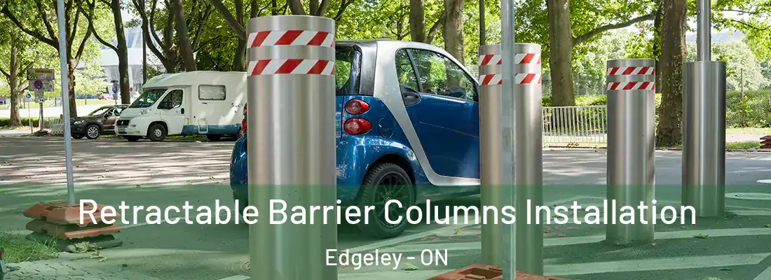  Retractable Barrier Columns Installation Edgeley - ON