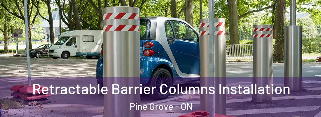  Retractable Barrier Columns Installation Pine Grove - ON