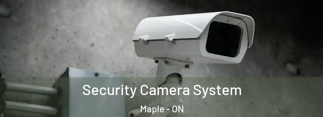  Security Camera System Maple - ON