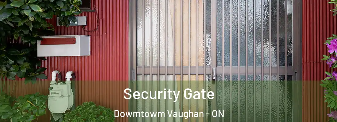  Security Gate Dowmtowm Vaughan - ON