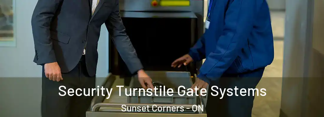  Security Turnstile Gate Systems Sunset Corners - ON